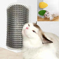 Self-Grooming Cat Scratcher & Massager Brush – Hair Removal