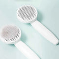Self-Cleaning Cat & Dog Hair Removal Comb – One-Click Shedding Brush