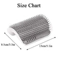 Self-Grooming Cat Scratcher & Massager Brush – Hair Removal