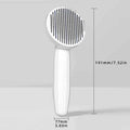 Self-Cleaning Cat & Dog Hair Removal Comb – One-Click Shedding Brush
