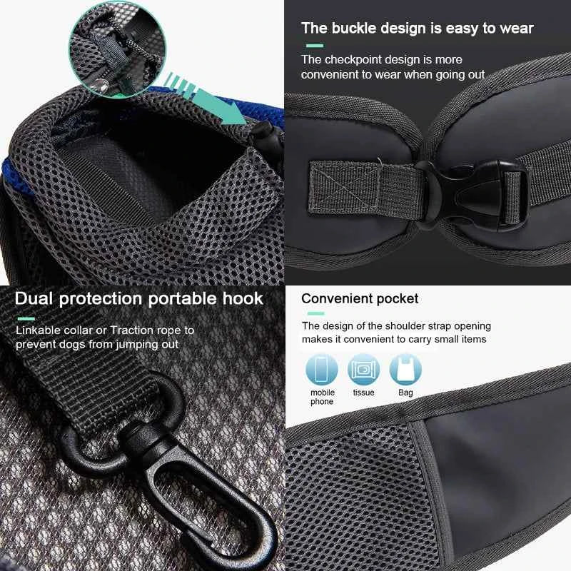 Breathable Pet Carrier Backpack – Travel Bag for Cats & Dogs