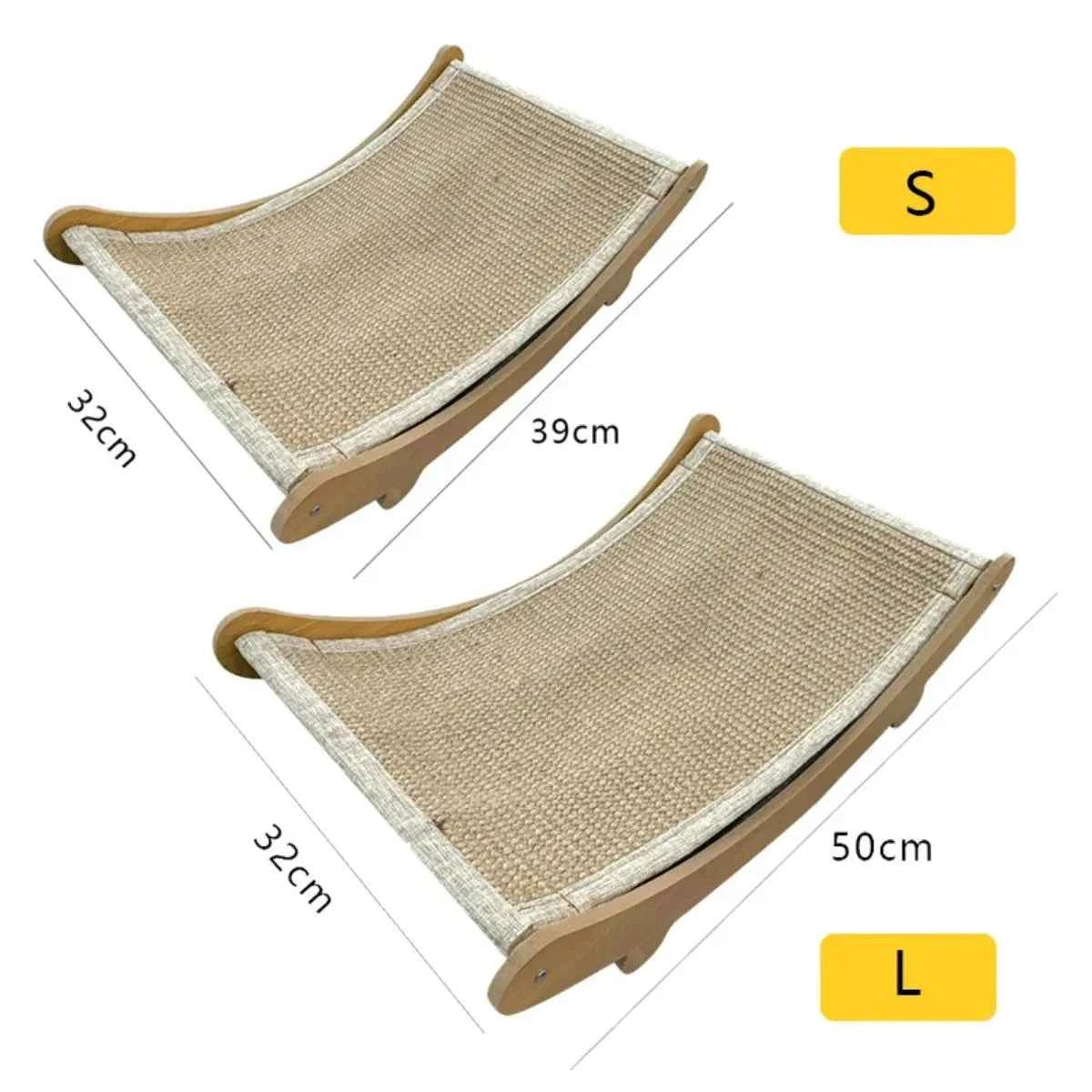 Wooden Cat Scratcher Bed – Multi-Use & Durable