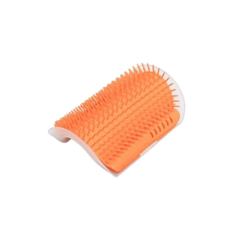 Self-Grooming Cat Scratcher & Massager Brush – Hair Removal