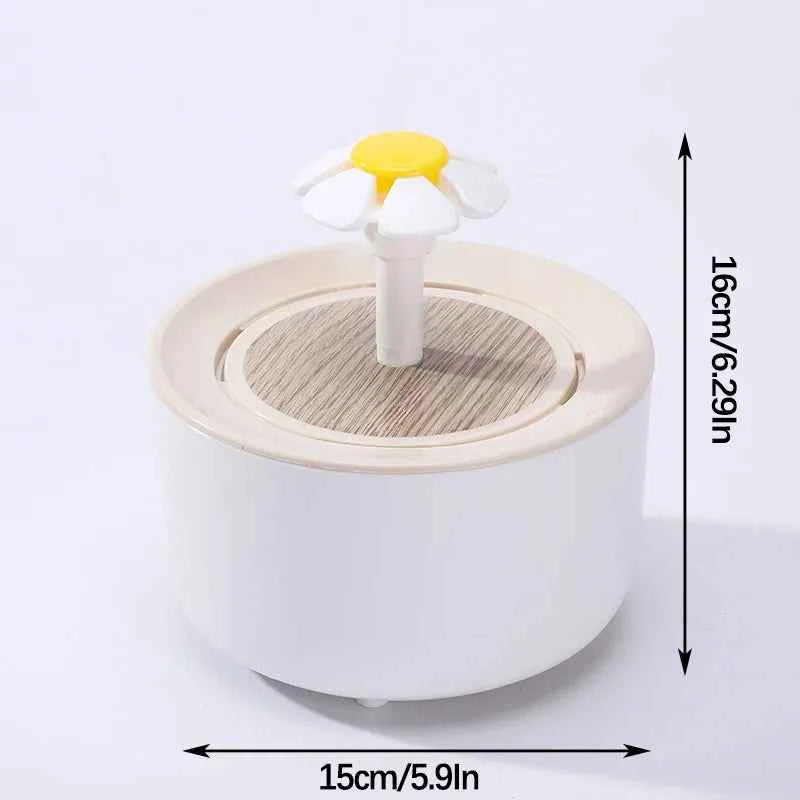 1L Automatic Cat Water Fountain – Quiet Filtered Drinking Bowl