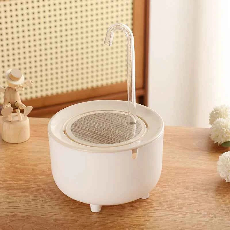 1L Automatic Cat Water Fountain – Quiet Filtered Drinking Bowl