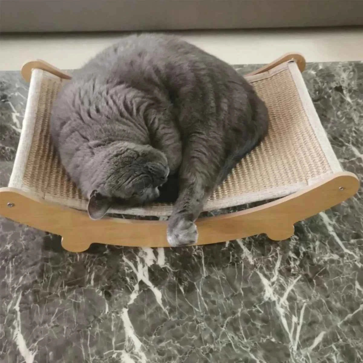 Wooden Cat Scratcher Bed – Multi-Use & Durable